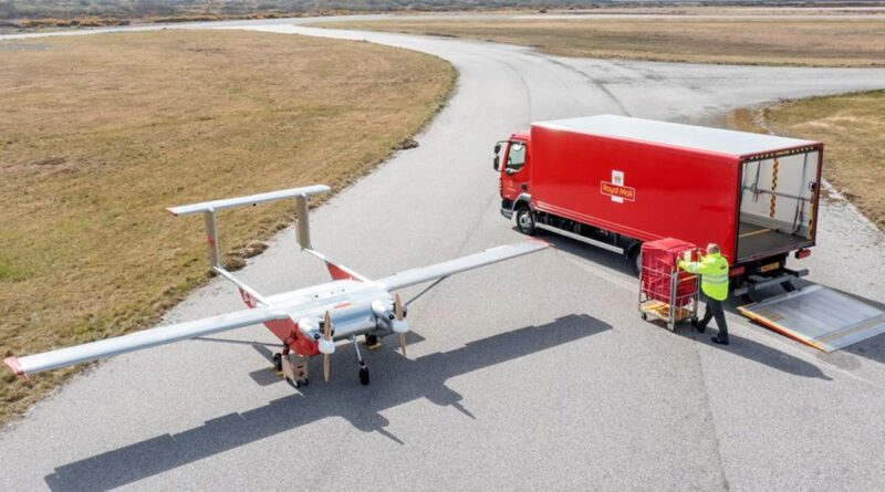 Royal Mail has sent two first packages using autonomous drones