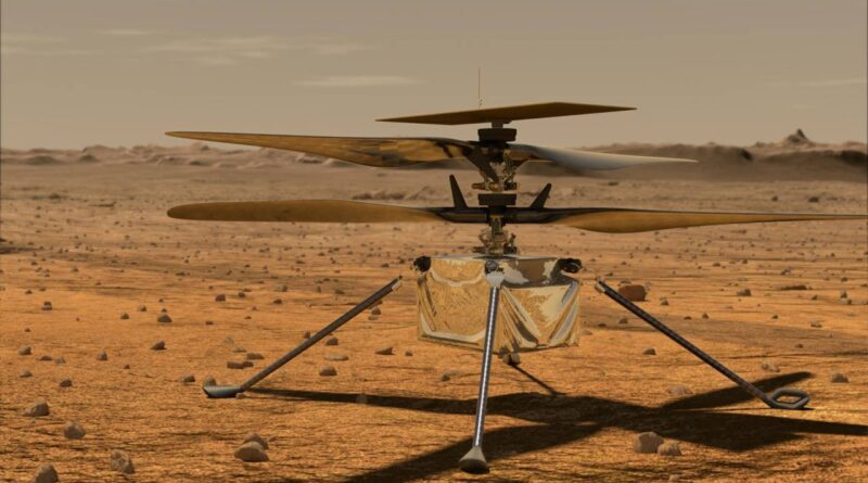 Watch NASA's helicopter flying at Mars using old school 3d glasses