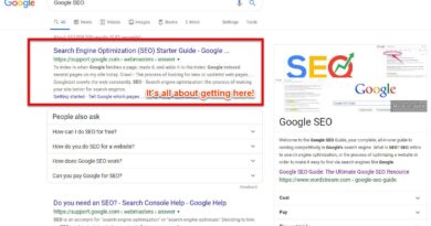 search engine optimization for web pages