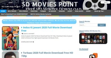 Sdmoviespoint 2021: Download illegally Free Bollywood, Hollywood movies
