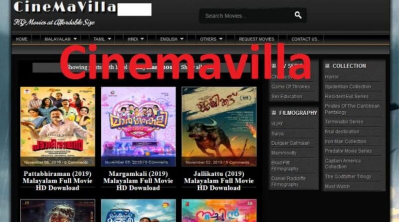 Cinemavilla -Cinemavilla in 2022 Malayalam, Bollywood & Hollywood Movies Download Illegal Website
